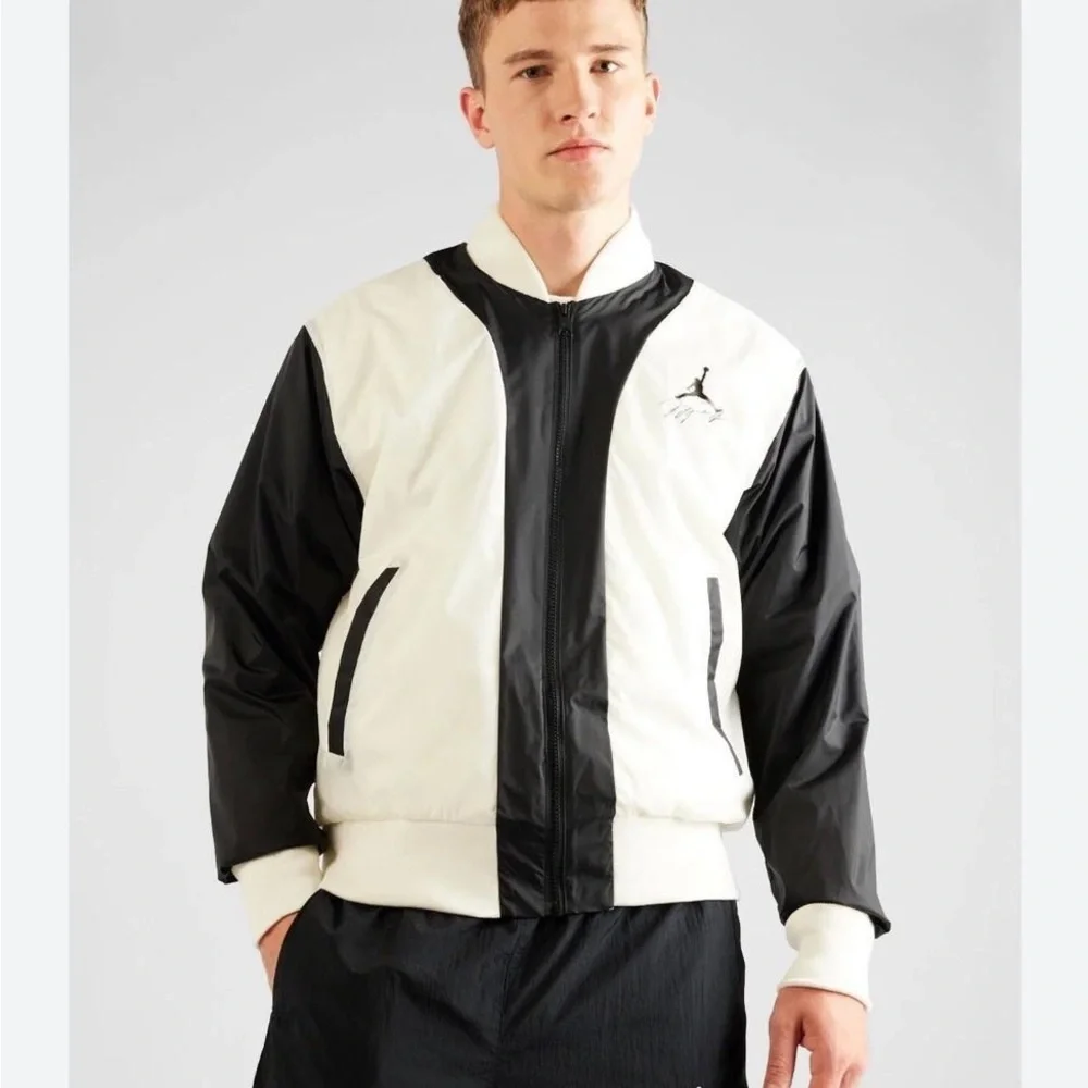 Vintage retro Jordan waterproof bomber varsity jacket